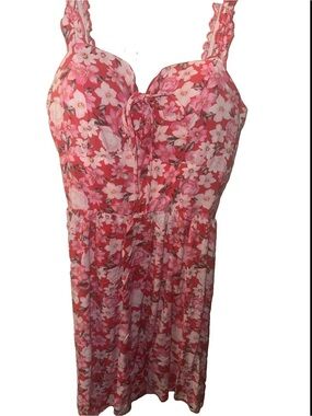 AUW women’s floral mini dress size M